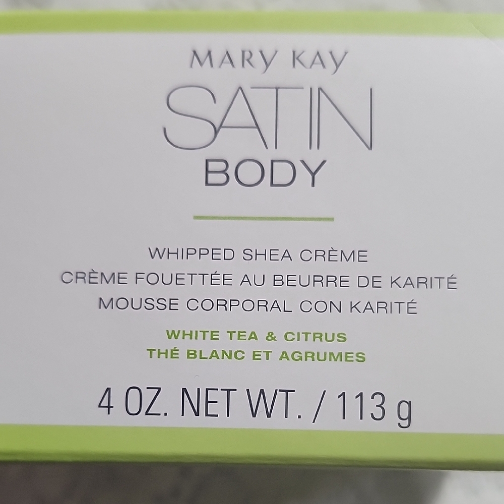 Mary Kay Satin Body Whipped Shea Creme 4 oz - Picture 2 of 5